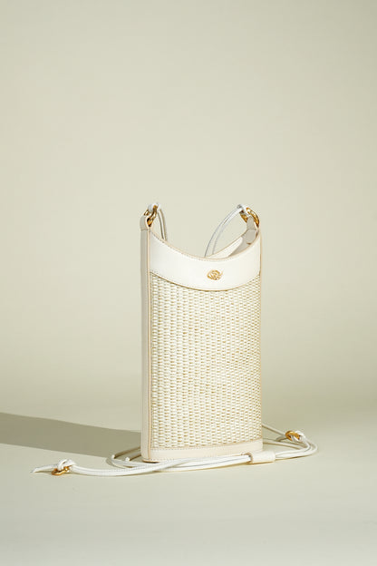 Luz Phone Bag in Raffia